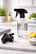Lot de 2 Pulvérisateurs 25 cl – Flacon Spray Réutilisable  – Vaporisateur Multi-Usage pour Nettoyage, Plantes, Cuisine et Maison